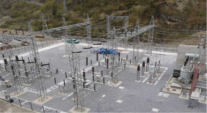 380 kV , 154 kV ve 30 kV Trafo merkezlerinin primer ve sekonder montajının yapılması
